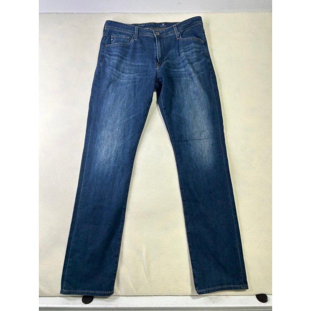 AG Adriano Goldschmied The Everett Slim Straight Blue Jeans 34x34 1794NSRWTS
